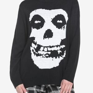 Misfits I Want Your Skull Knit Girls Sweater